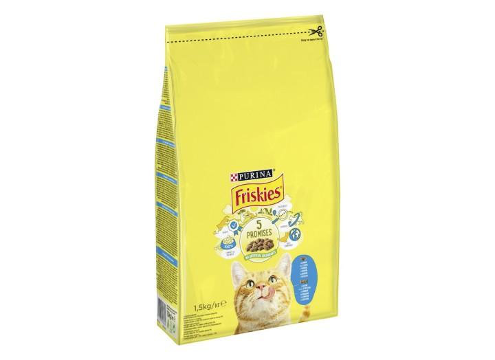 Purina Friskies для кішок з лососем та овочами 10 кг Purina Friskies для кішок з лососем та овочами 10 кг