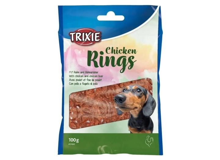 Лакомство для собак Trixie Chicken Rings, с курицей, 100 г (31665) Лакомство для собак Trixie Chicken Rings, с курицей, 100 г (31665)