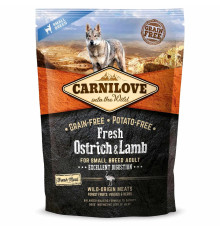 Carnilove Small Breed Ostrich Lamb для собак з ягнятком 1.5 кг