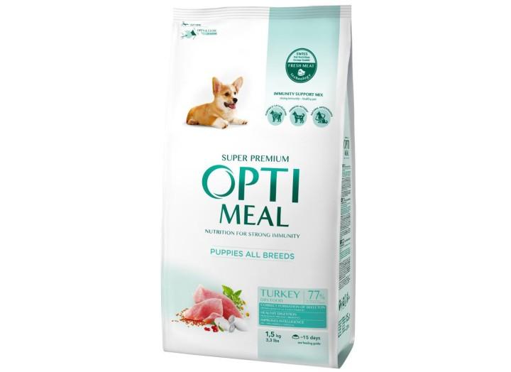 Optimeal Puppies для щенков с индейкой 1.5 кг Optimeal Puppies для щенков с индейкой 1.5 кг