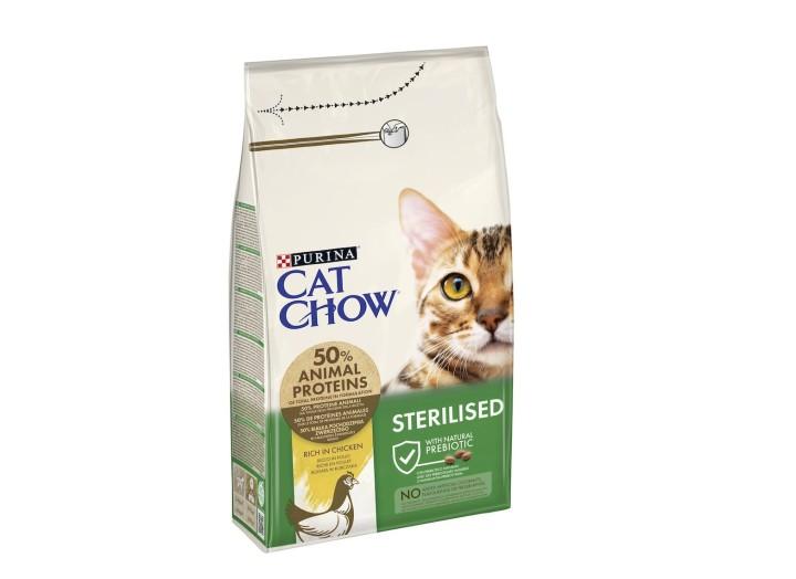 Cat Chow Sterilised Chicken для стерилизованных кошек с курицей 1.5 кг Cat Chow Sterilised Chicken для стерилизованных кошек с курицей 1.5 кг