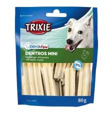 Лакомство для собак Trixie Denta Fun Dentros Mini, с домашней птицей, 80 г (31773)