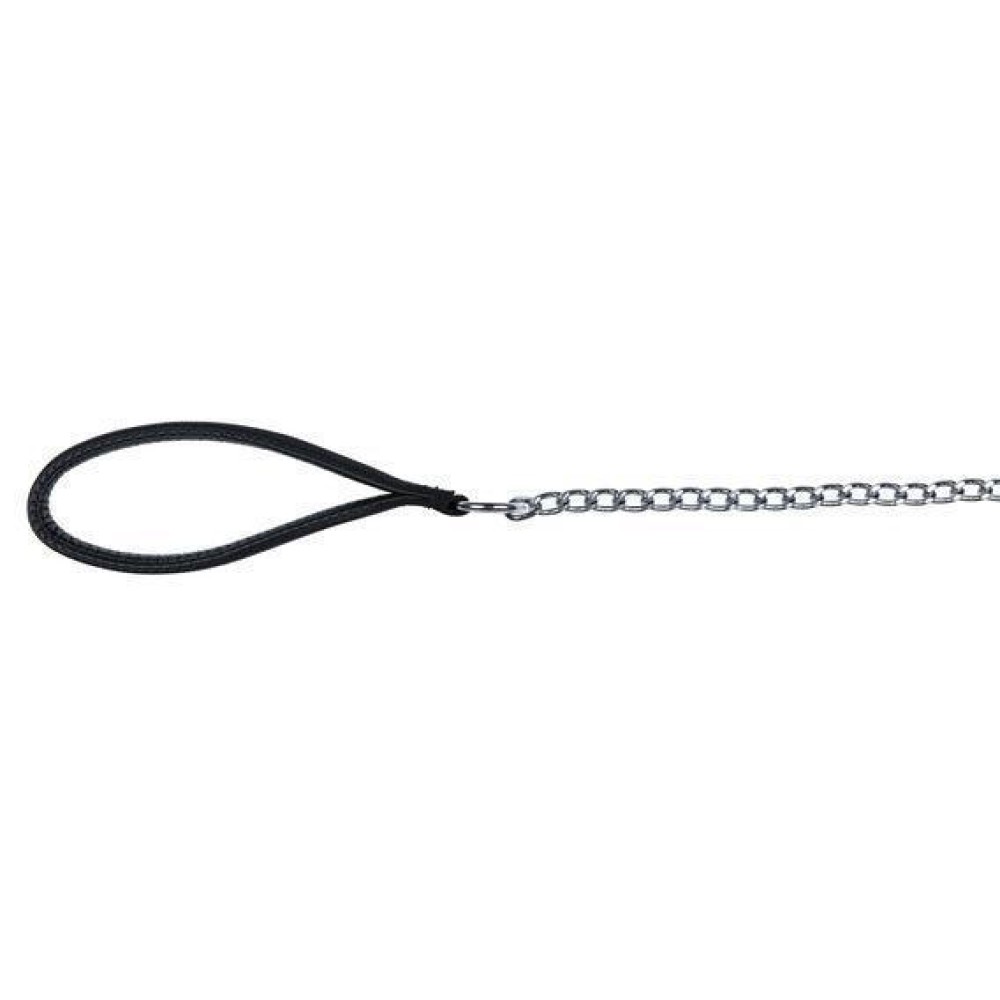 Повідець-ланцюжок Trixie Chain Leash для собак з нейлоновою ручкою 4 мм, 1 м