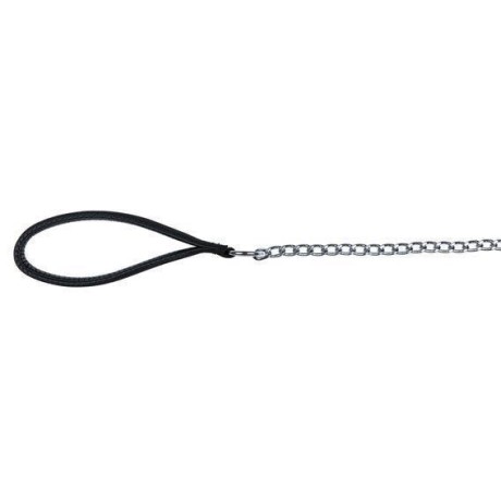 Повідець-ланцюжок Trixie Chain Leash для собак з нейлоновою ручкою 4 мм, 1 м