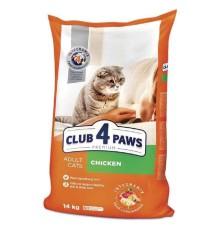 Клуб 4 Лапы Premium Chicken для кошек с курицей 14 кг фото