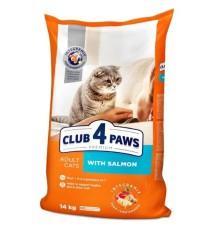 Клуб 4 Лапы Premium Salmon для кошек с лососем 14 кг фото