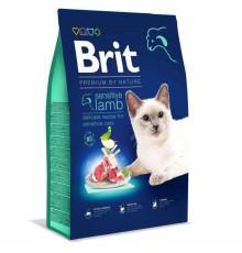 Brit Premium Sensitive Lamb для кошек с ягненком 8 кг фото
