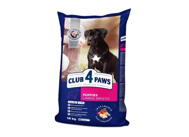 Клуб 4 Лапы Premium Puppies Large для щенков крупных пород с курицей 14 кг Клуб 4 Лапы Premium Puppies Large для щенков крупных пород с курицей 14 кг