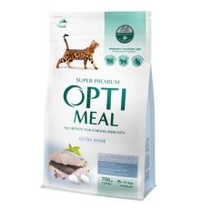 Optimeal Cod Fish для кошек со вкусом трески 700 г фото