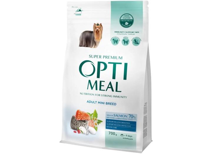 Optimeal Mini Adult Salmon для собак миниатюрных пород с лососем 700 г