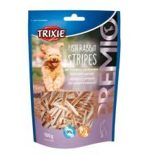 Лакомство для собак Trixie Premio Fish Rabbit Stripes, с кроликом и треской 100 г (31547)