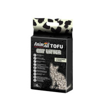 Наповнювач соєвий AnimАll Тофу для котячого туалету стандарт 6 л/2.6 кг