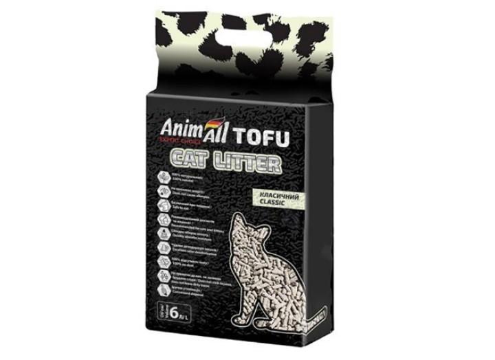 Наполнитель соевый AnimАll Тофу для кошачьего туалета стандарт 6 л/2.6 кг Наполнитель соевый AnimАll Тофу для кошачьего туалета стандарт 6 л/2.6 кг