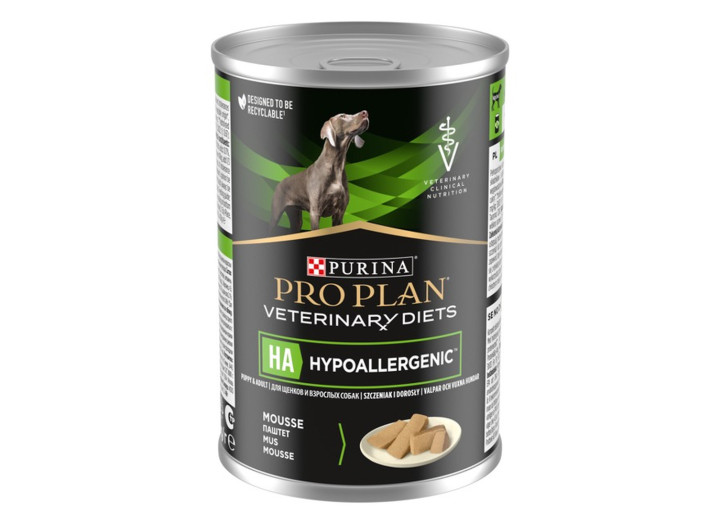 Purina Veterinary Diets HA Hypoallergenic Canine для собак 12*400 г