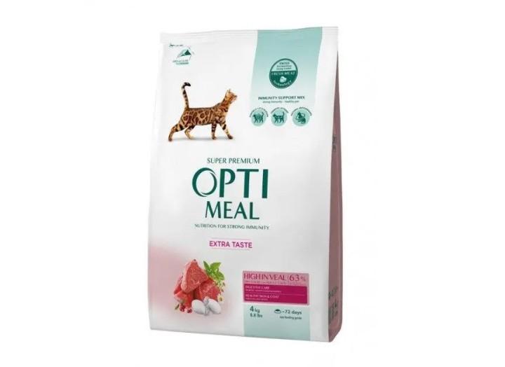 Optimeal High In Veal для кішок з телятиною 4 кг Optimeal High In Veal для кішок з телятиною 4 кг