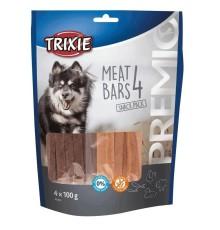 Лакомство для собак Trixie Premio 4 Meat Bars, с курицей, уткой, бараниной и лососем, 4 x 100 г (31853)