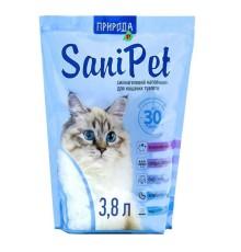 Наполнитель силикагелевый Sani Pet для кошачьего туалета 3.8 л фото