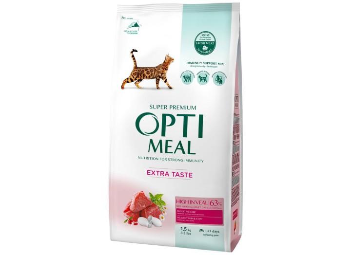 Optimeal Veal для кошек с высоким содержанием телятины 1.5 кг Optimeal Veal для кошек с высоким содержанием телятины 1.5 кг