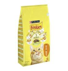 Purina Friskies для кошек с курицей и овощами 10 кг