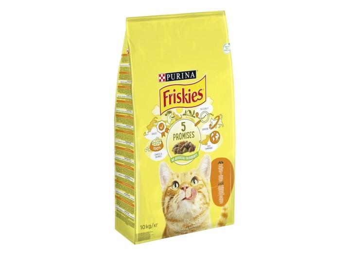 Purina Friskies для кошек с курицей и овощами 10 кг Purina Friskies для кошек с курицей и овощами 10 кг