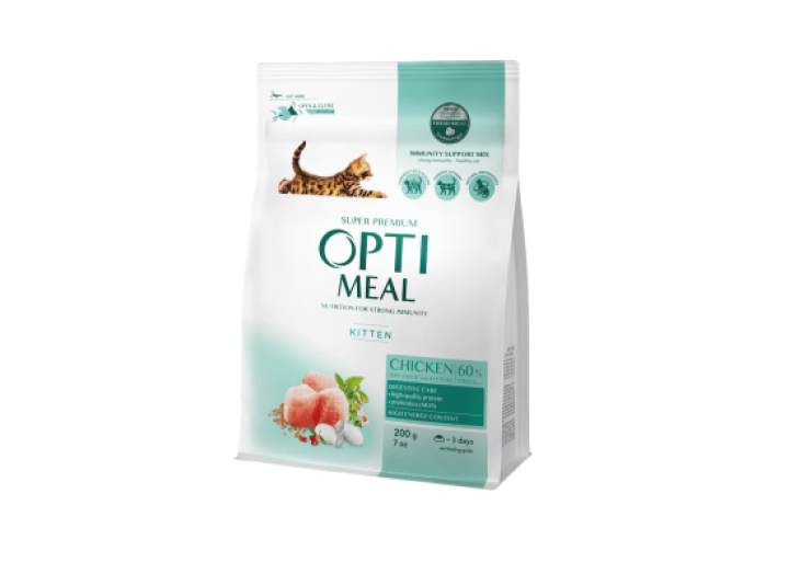 Optimeal Kittens Chicken для котят с курицей 200 г Optimeal Kittens Chicken для котят с курицей 200 г