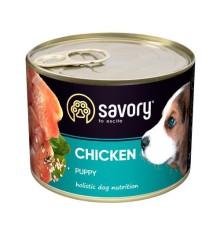 Savory Dog All breeds Puppy Chicken для щенков с курицей 200 г фото