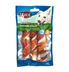Лакомство для собак Trixie DENTAfun Палочка для чистки зубов, барбекю курица, 12 см, 3 шт., 105 г (31377)