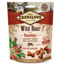 Ласощі для собак Carnilove Dog Crunchy Snack, дикий кабан та шипшина 200 г (100407)