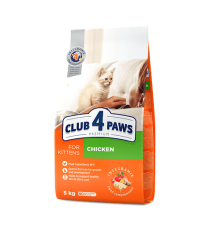 Клуб 4 Лапы Premium Kitten Chicken для котят с курицей 5 кг фото