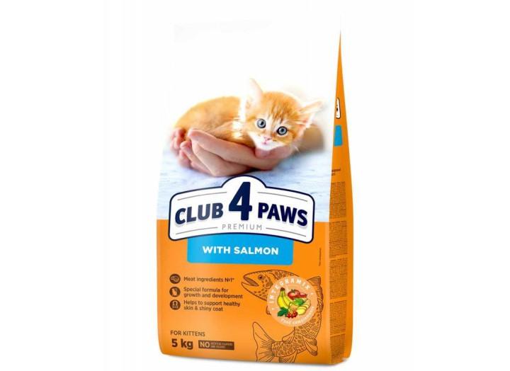 Клуб 4 Лапы Premium Kitten Salmon для котят с лососем 5 кг Клуб 4 Лапы Premium Kitten Salmon для котят с лососем 5 кг