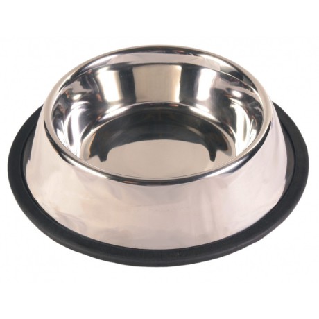 Миска Trixie Stainless Steel Bowl для собак, нержавіюча сталь, 1.8 л (24854)