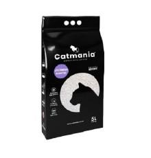 Бентонитовый наполнитель Catmania для кошек с лавандой лаванда, фиолетовые гранулы 10л, 8.5кг фото