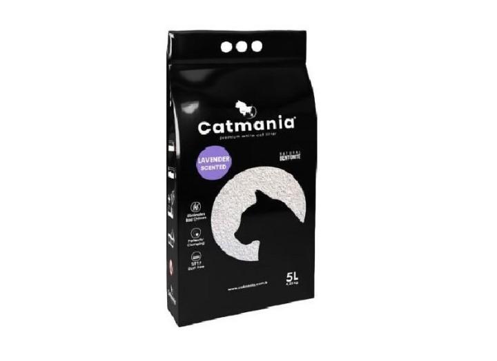 Бентонитовый наполнитель Catmania для кошек с лавандой лаванда, фиолетовые гранулы 10л, 8.5кг Бентонитовый наполнитель Catmania для кошек с лавандой лаванда, фиолетовые гранулы 10л, 8.5кг
