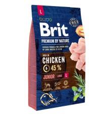 Brit Premium Junior Large L для щенков крупных пород с курицей 3 кг фото