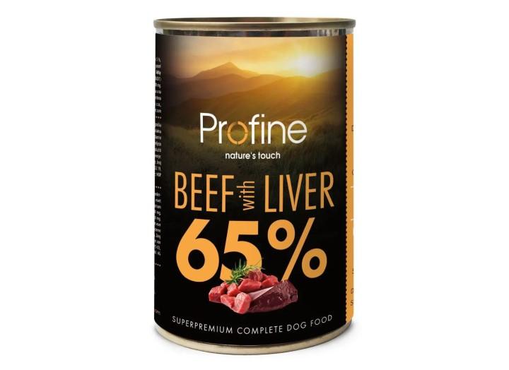 Profine Beef liver для собак з яловичиною та печінкою 400 г Profine Beef liver для собак з яловичиною та печінкою 400 г