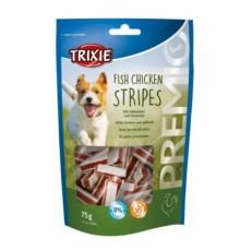 Лакомство для собак Trixie Premio Chicken and Pollock Stripes, с курицей и рыбой 75 г (31534)
