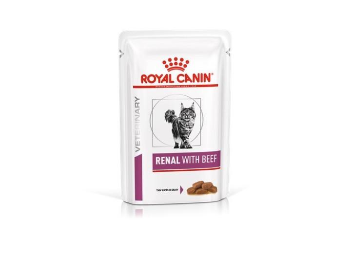 Royal Canin Renal Beef для кошек с говядиной 12х85 г Royal Canin Renal Beef для кошек с говядиной 12х85 г