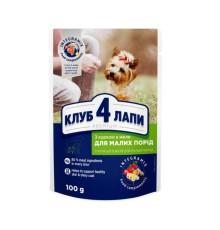 Клуб 4 Лапы Premium Small с курицей для собак 24х100 г фото