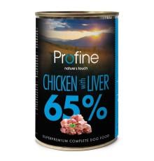 Влажный корм Profine Chicken and Liver для собак с курицей и куриной печенью 400 г фото