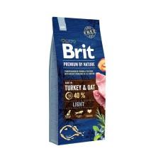 Brit Premium Light для собак с индейкой 15 кг фото