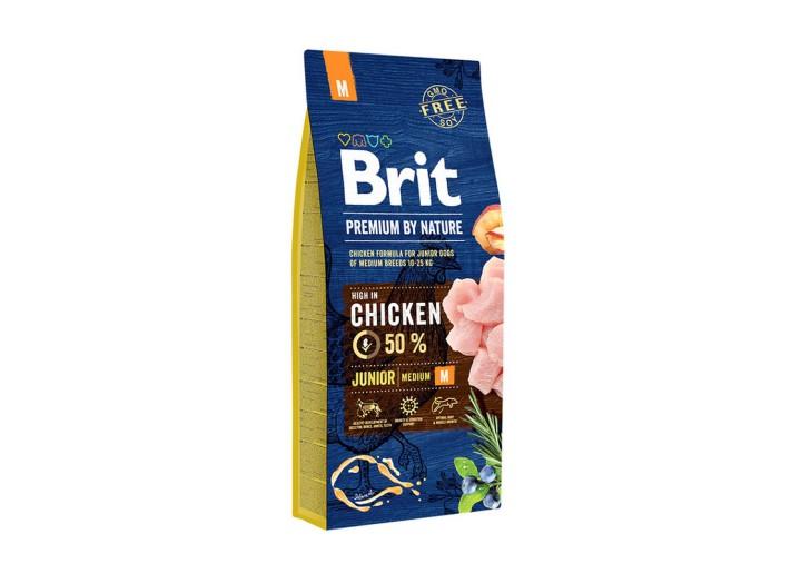 Brit Premium Junior Medium M для щенков с курицей 15 кг Brit Premium Junior Medium M для щенков с курицей 15 кг