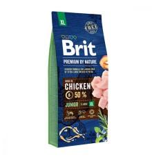 Brit Premium Junior XL для щенков крупных и гигантских пород c курицей 15 кг фото