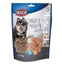Лакомство для собак Trixie Premio 4 Meat Minis, с курицей, уткой, говядиной и бараниной, 400 г (31852)