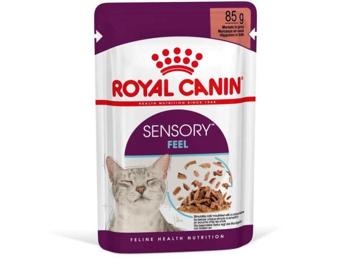 Royal Canin Sensory Feel in Gravy в соусе для кошек 12х85 г Royal Canin Sensory Feel in Gravy в соусе для кошек 12х85 г